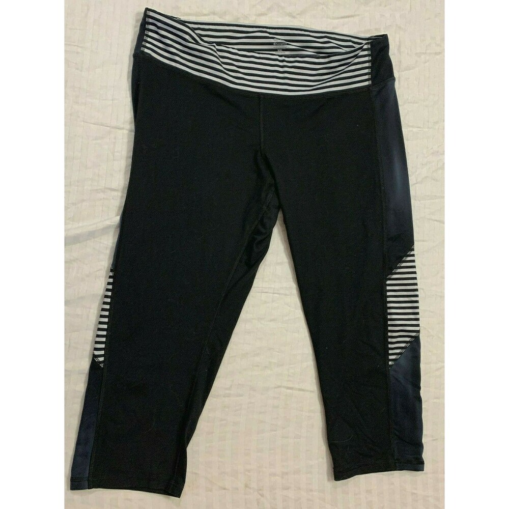 CHAMPION WOMENS PULL ON ATHLETIC YOGA CAPRIS PANTS SIZE XXL